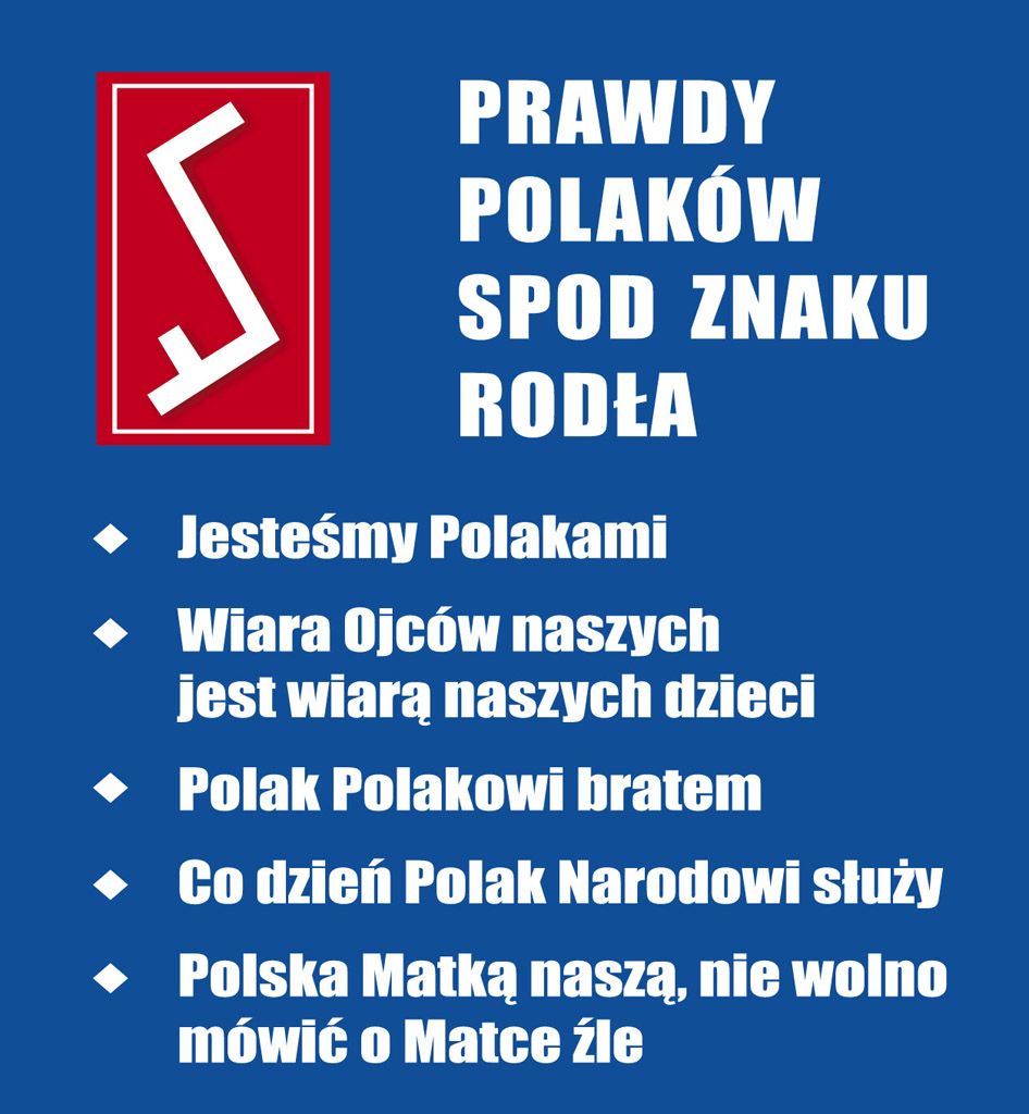 Rocznica ogłoszenia Prawd Polaków spod Znaku Rodła - zaproszenie
