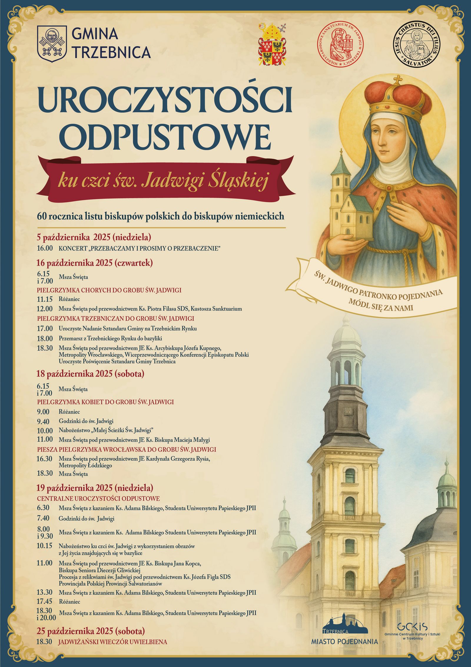 Uroczystości odpustowe w Trzebnicy