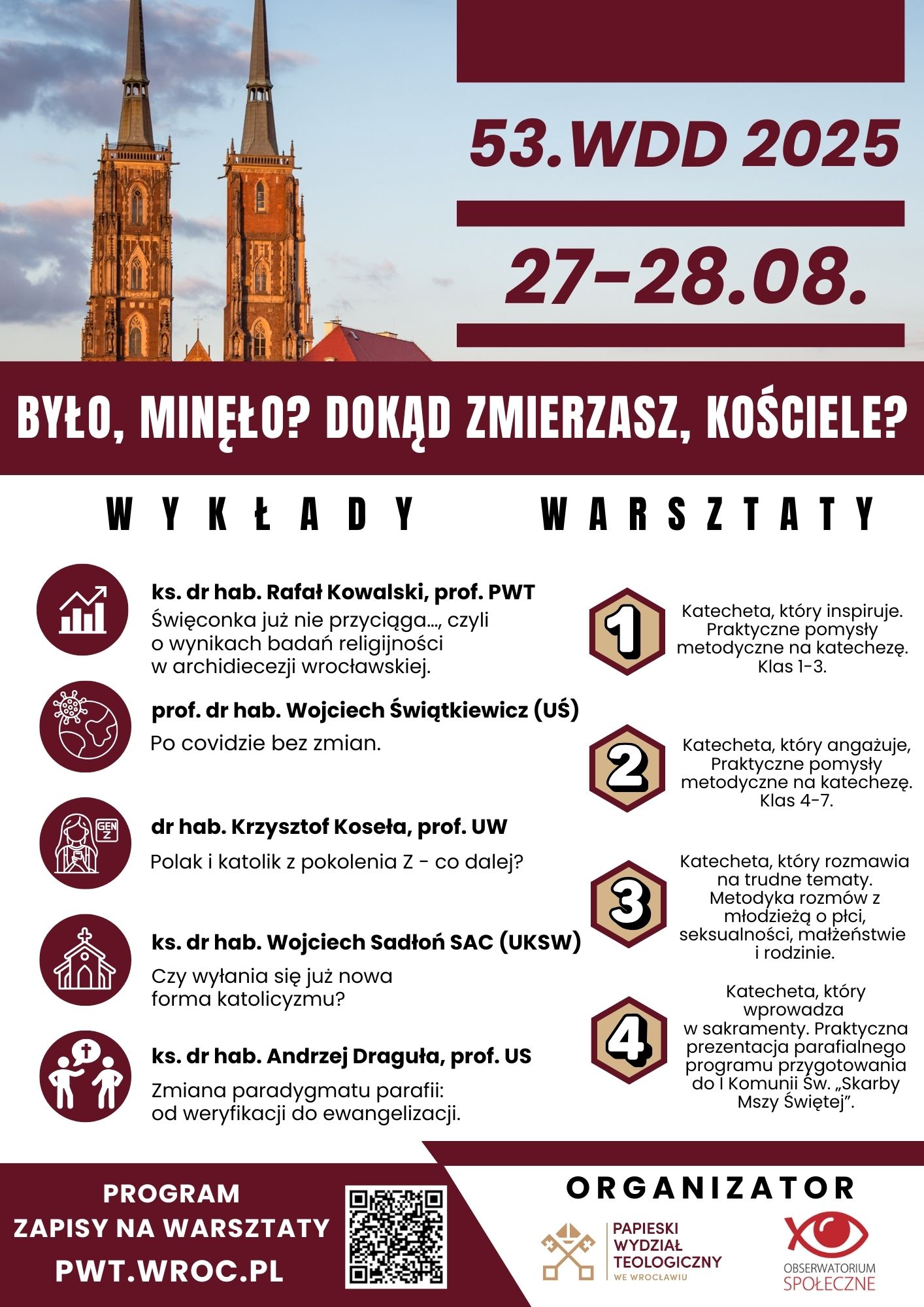 KOMUNIKATY WYDZIAŁU DUSZPASTERSKIEGO - 22.08.2025 r.