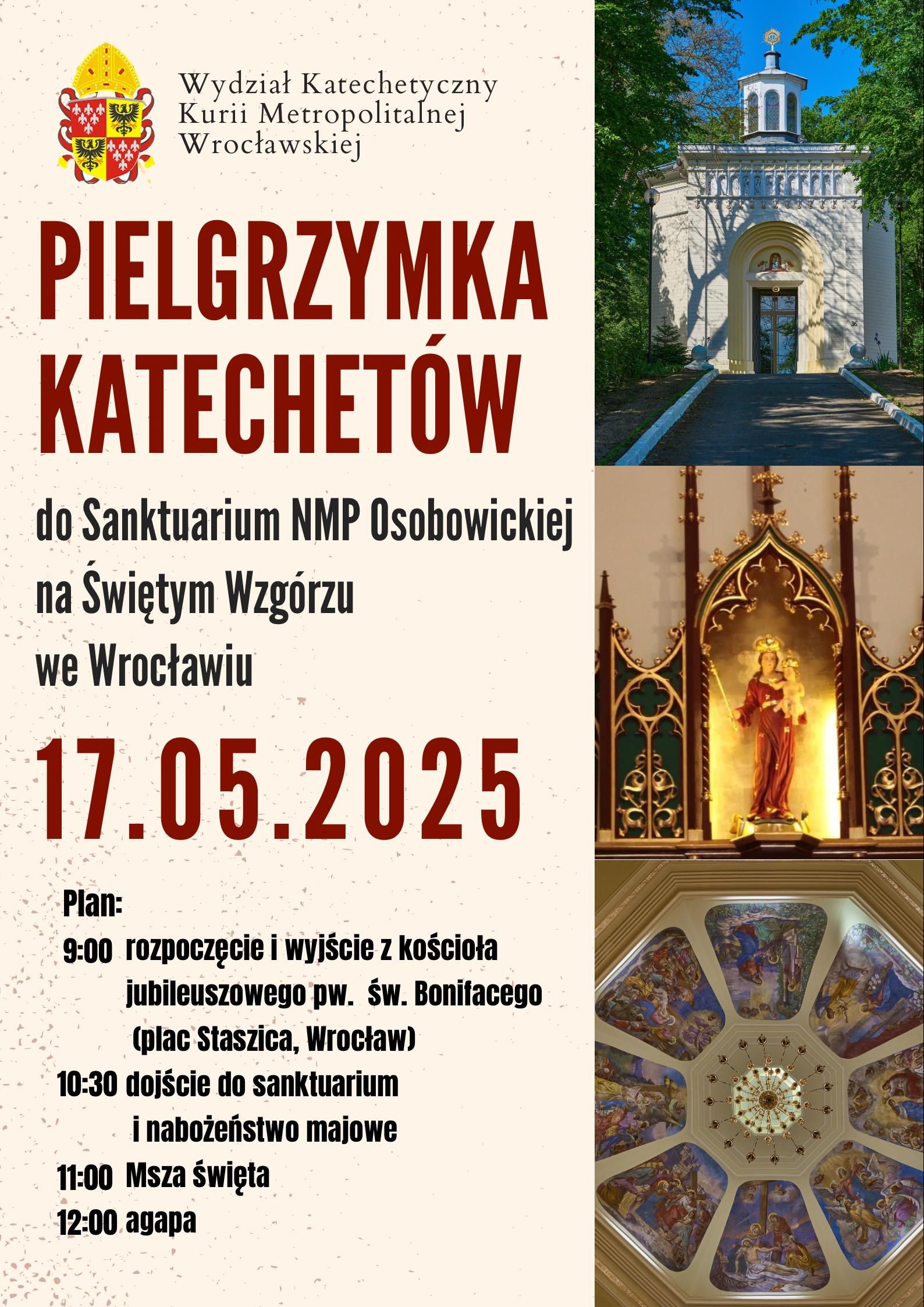 Pielgrzymka katechetów do Sanktuarium NMP Osobowickiej we Wrocławiu